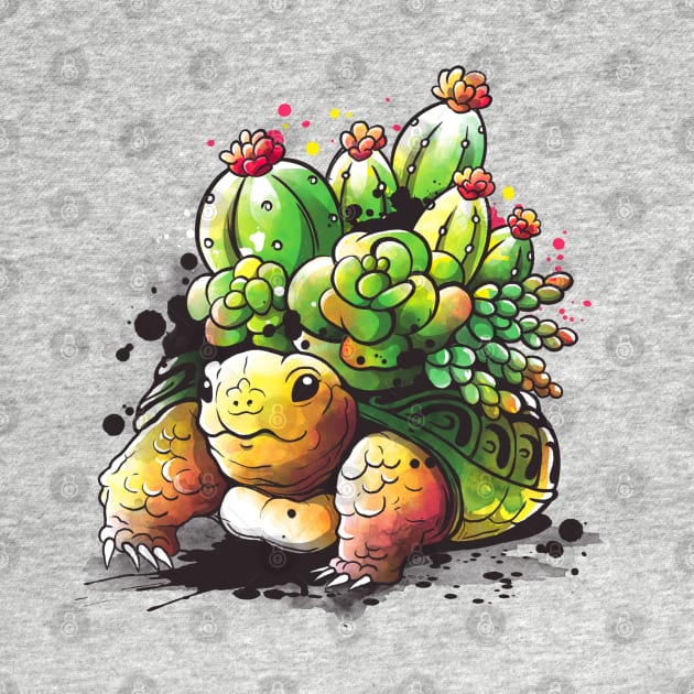 Succulent tortoise by NemiMakeit